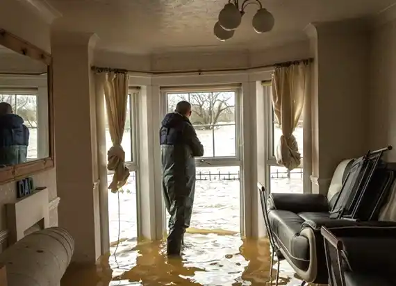 water damage restoration service Fort Dick